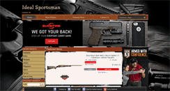 Desktop Screenshot of idealsportsman.com