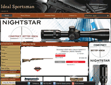 Tablet Screenshot of idealsportsman.com
